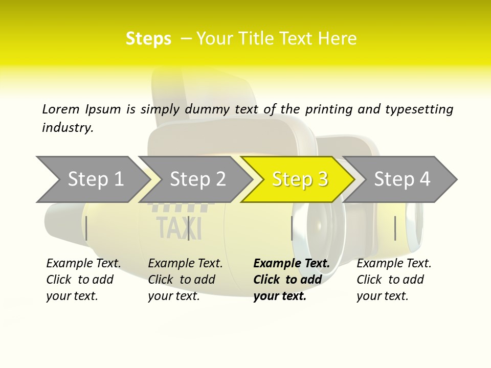 Airplane Background Transportation PowerPoint Template