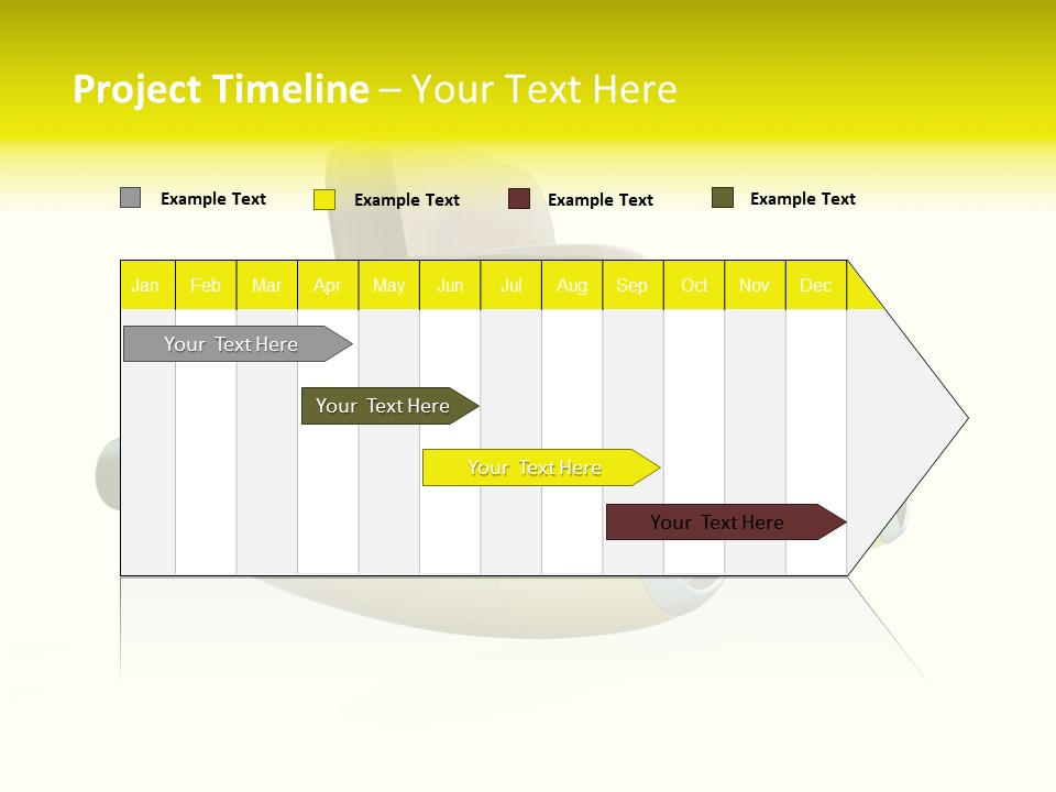 Airplane Background Transportation PowerPoint Template