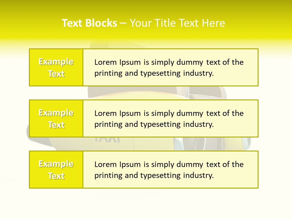Airplane Background Transportation PowerPoint Template