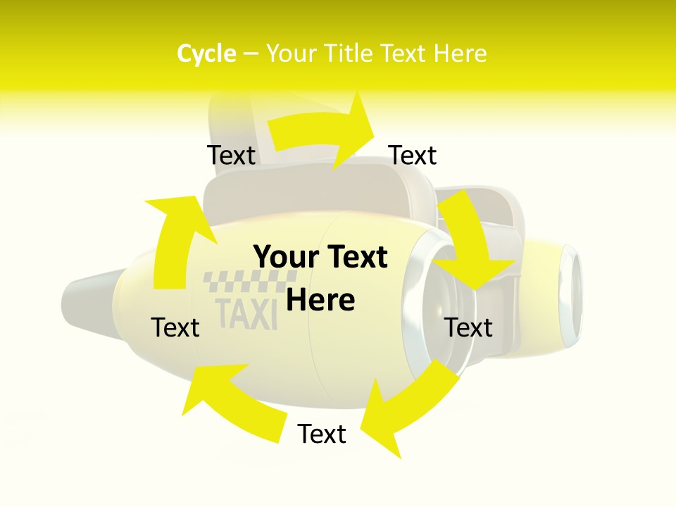 Airplane Background Transportation PowerPoint Template