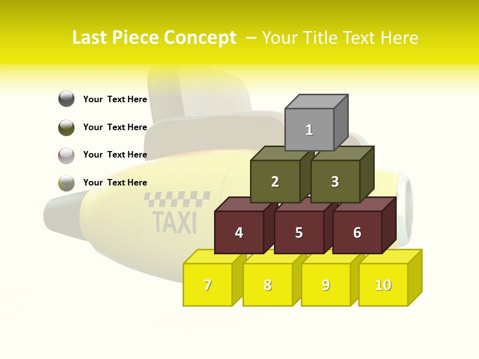 Airplane Background Transportation PowerPoint Template