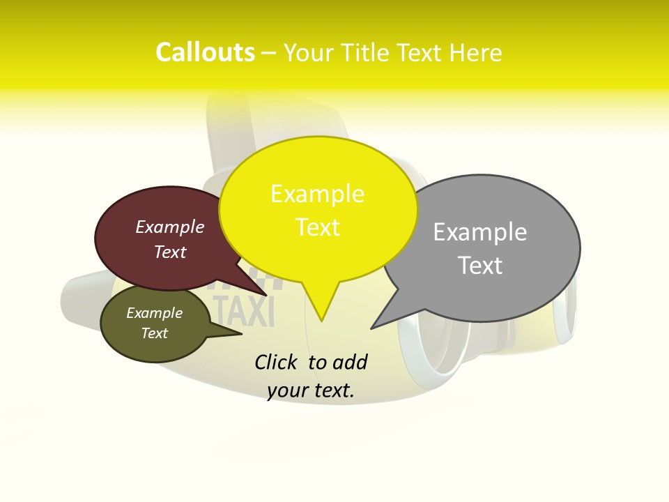 Airplane Background Transportation PowerPoint Template