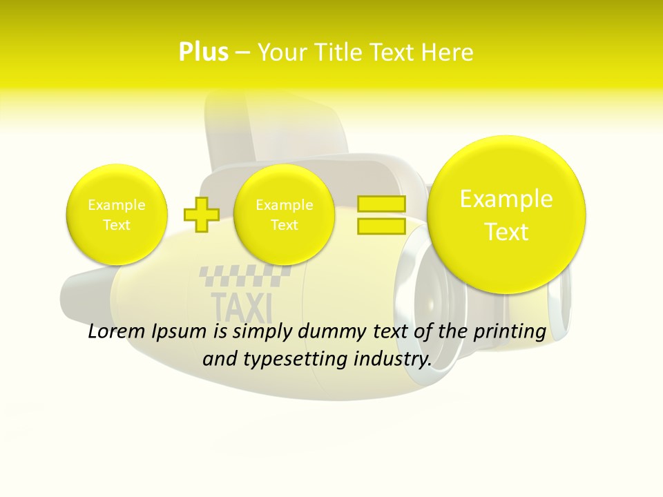 Airplane Background Transportation PowerPoint Template