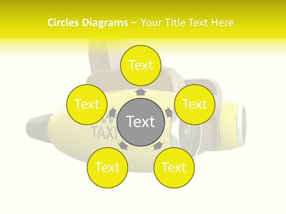 Airplane Background Transportation PowerPoint Template