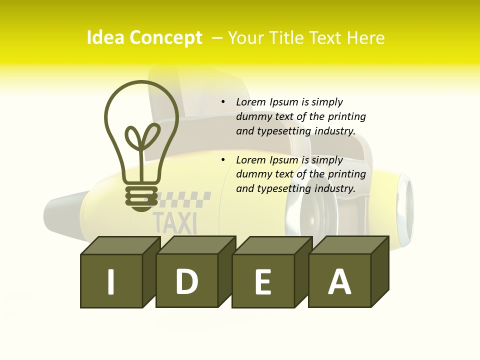 Airplane Background Transportation PowerPoint Template