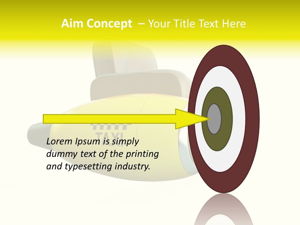 Airplane Background Transportation PowerPoint Template