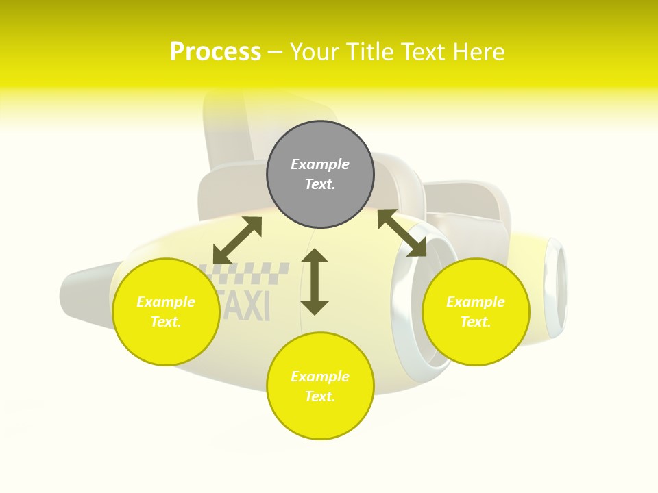Airplane Background Transportation PowerPoint Template