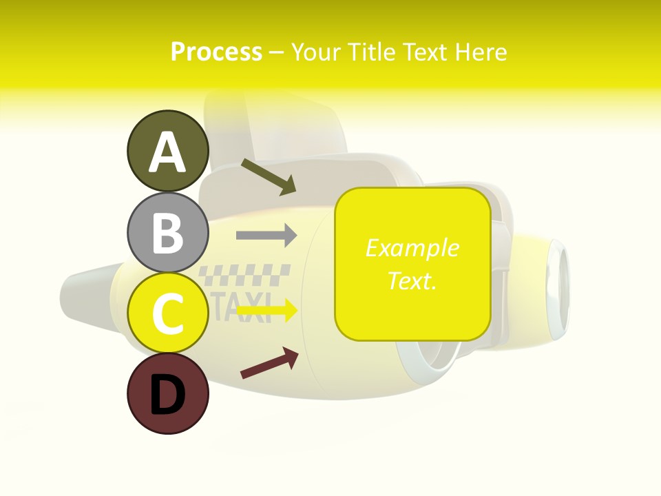 Airplane Background Transportation PowerPoint Template