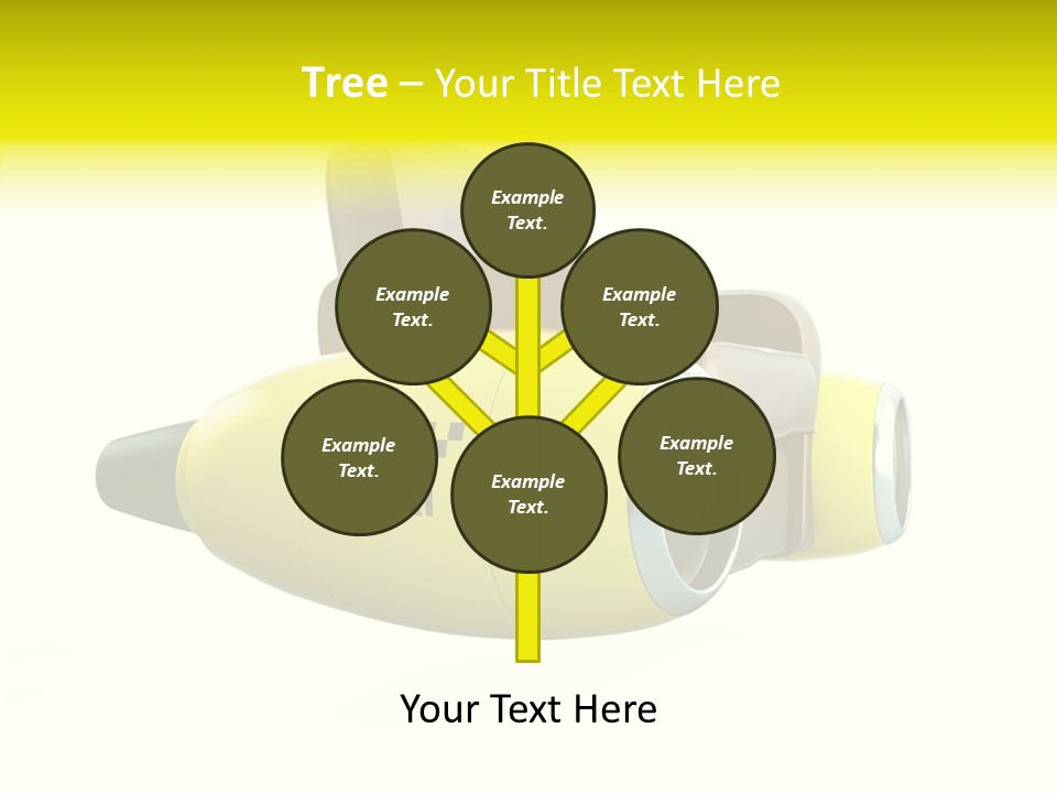 Airplane Background Transportation PowerPoint Template