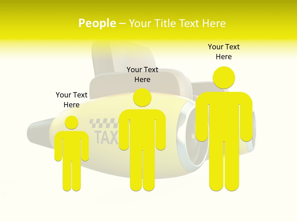 Airplane Background Transportation PowerPoint Template