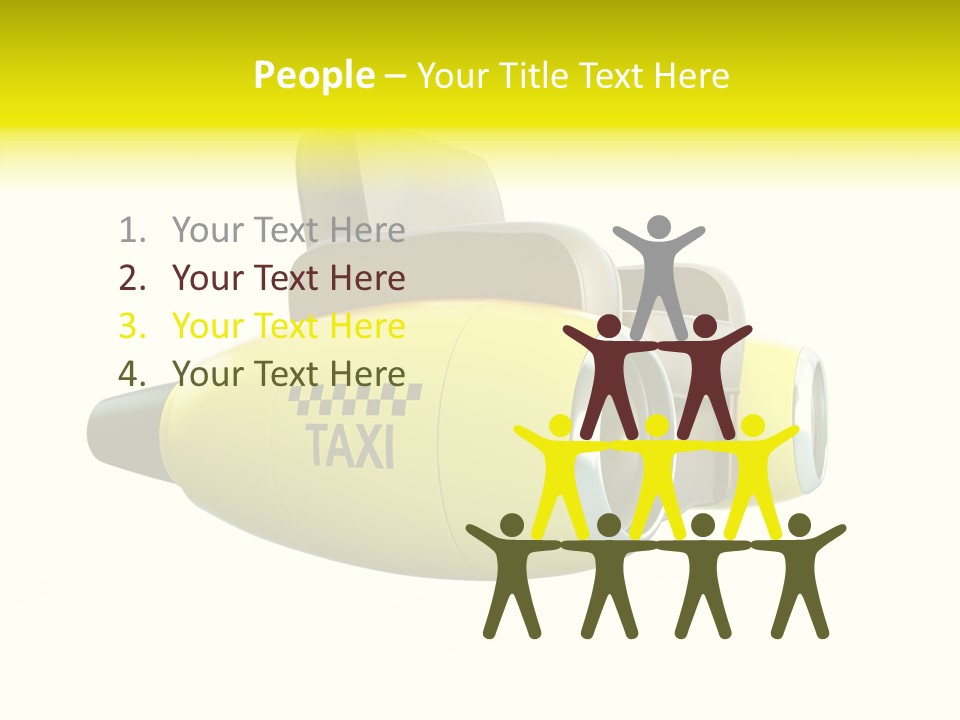 Airplane Background Transportation PowerPoint Template