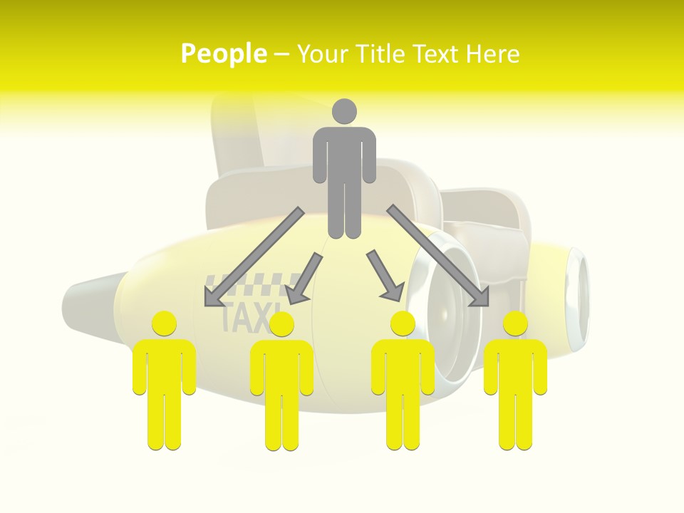 Airplane Background Transportation PowerPoint Template