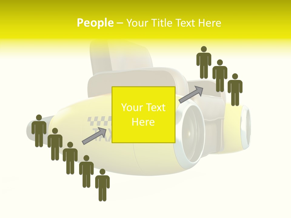 Airplane Background Transportation PowerPoint Template