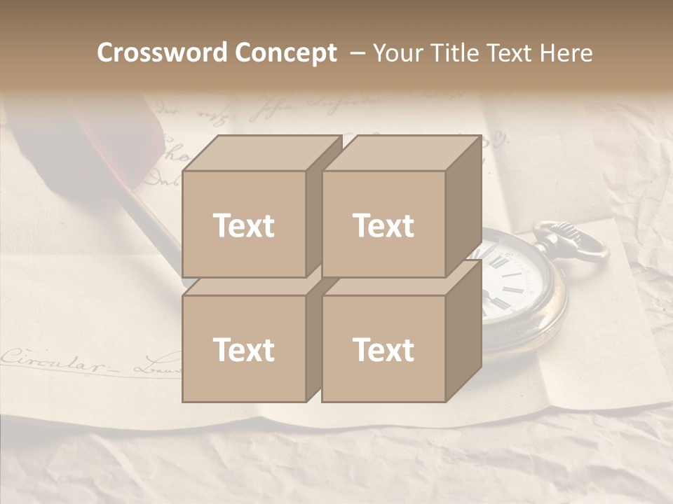 Pen Art Write PowerPoint Template