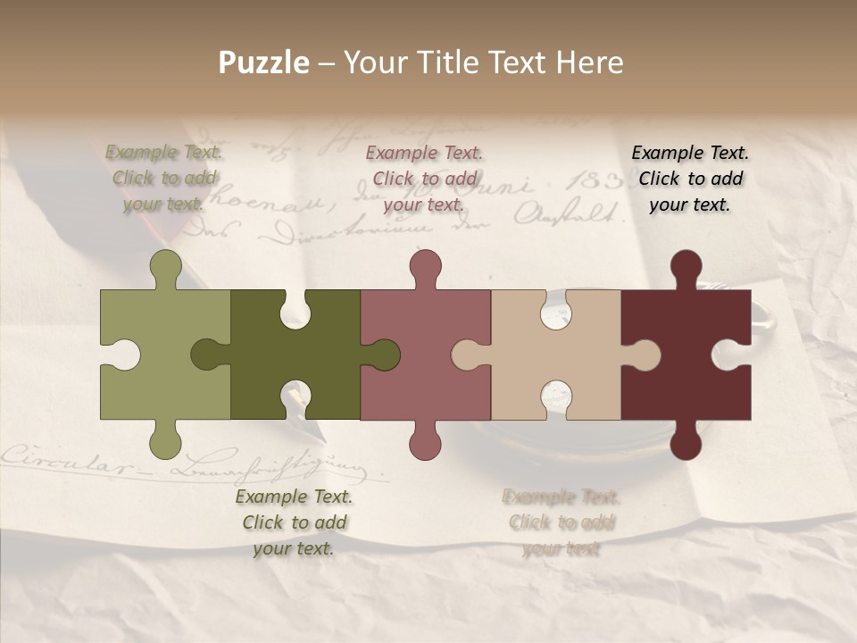 Pen Art Write PowerPoint Template