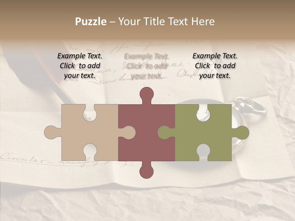 Pen Art Write PowerPoint Template