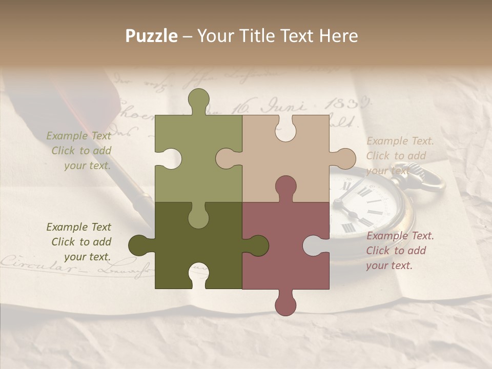 Pen Art Write PowerPoint Template