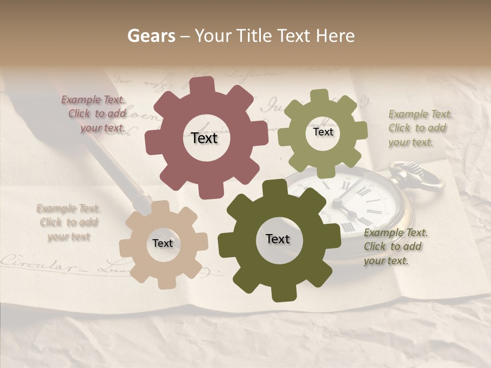 Pen Art Write PowerPoint Template