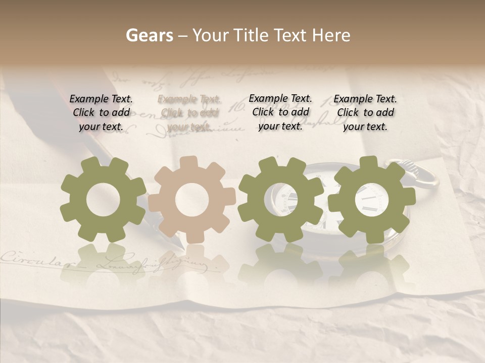 Pen Art Write PowerPoint Template