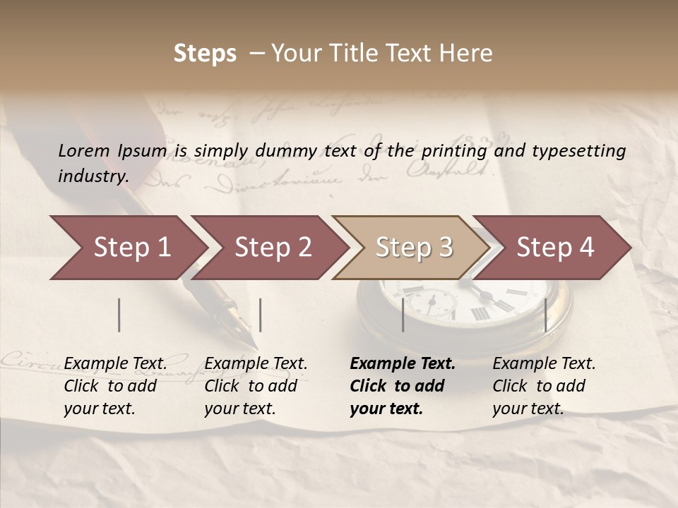 Pen Art Write PowerPoint Template