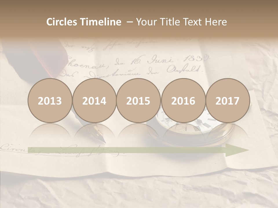 Pen Art Write PowerPoint Template