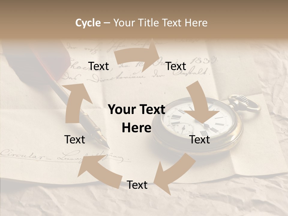 Pen Art Write PowerPoint Template