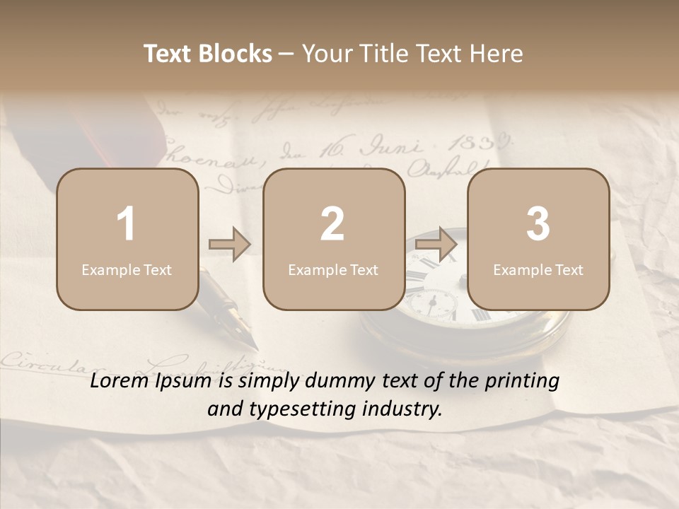 Pen Art Write PowerPoint Template