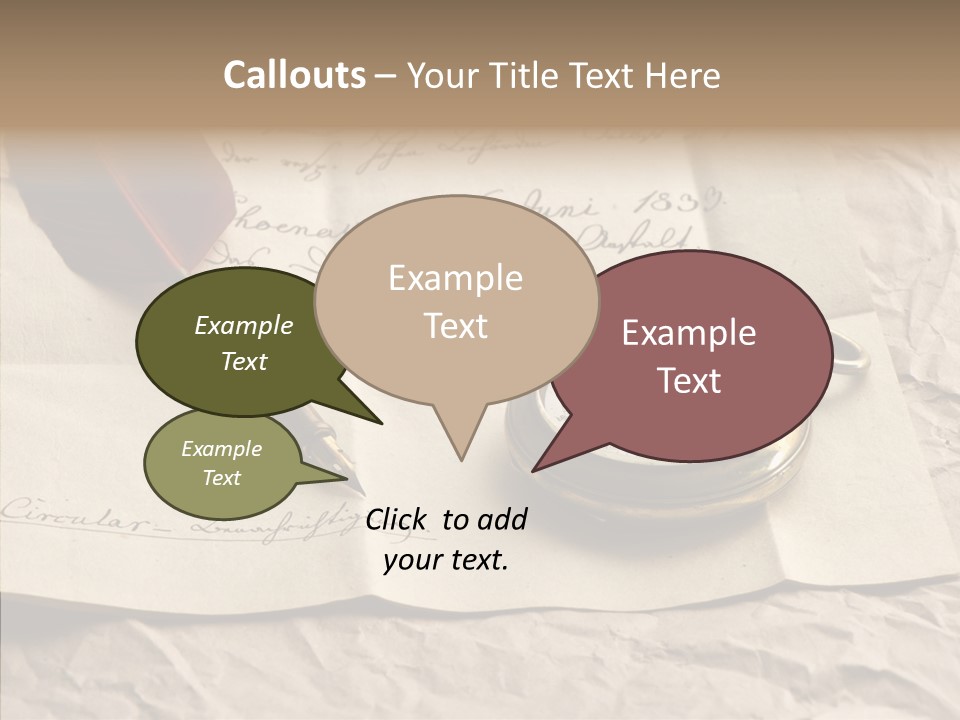 Pen Art Write PowerPoint Template