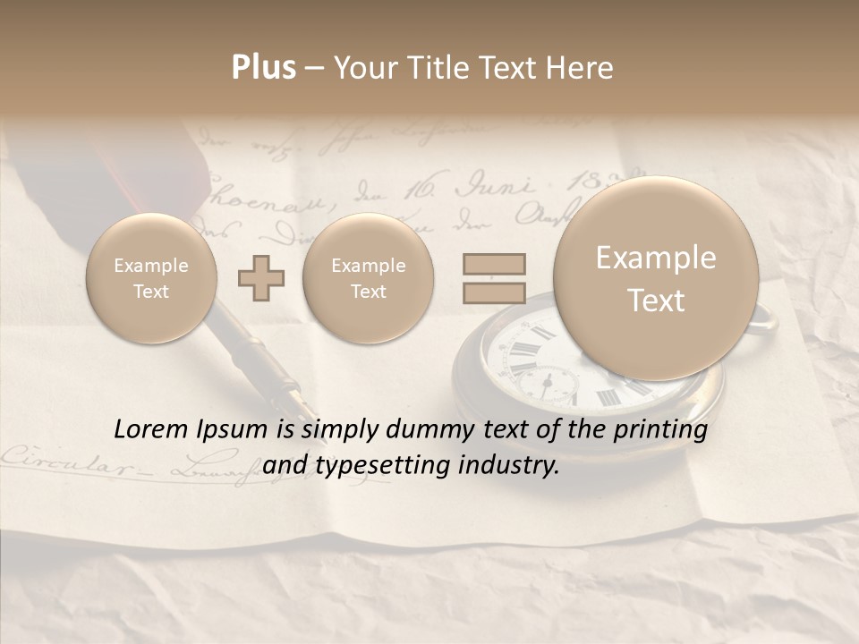 Pen Art Write PowerPoint Template