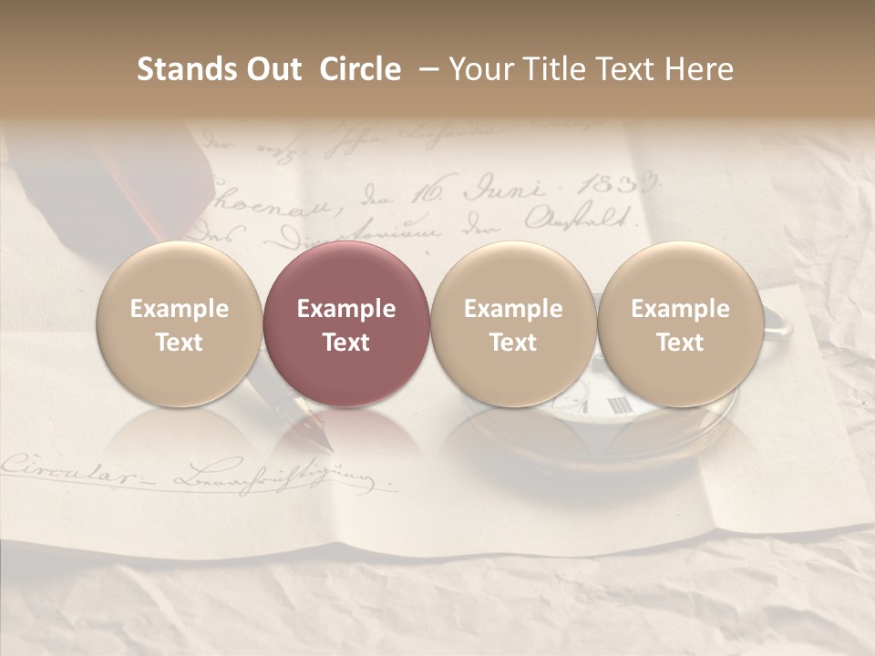 Pen Art Write PowerPoint Template