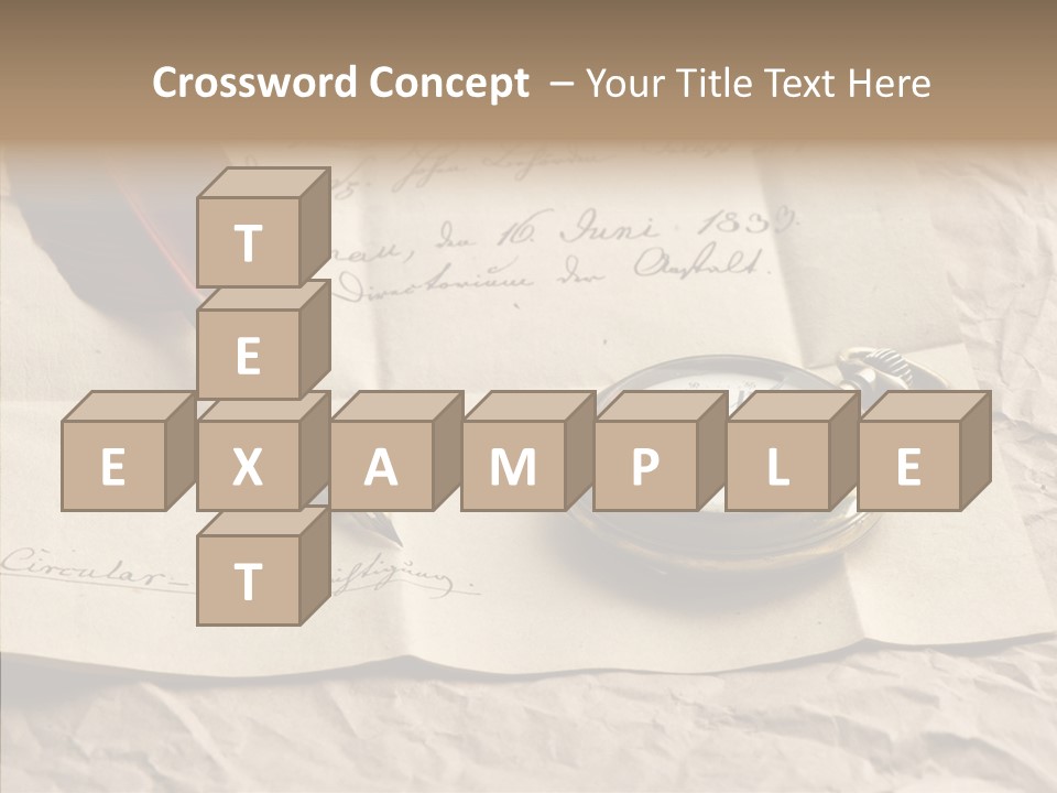 Pen Art Write PowerPoint Template