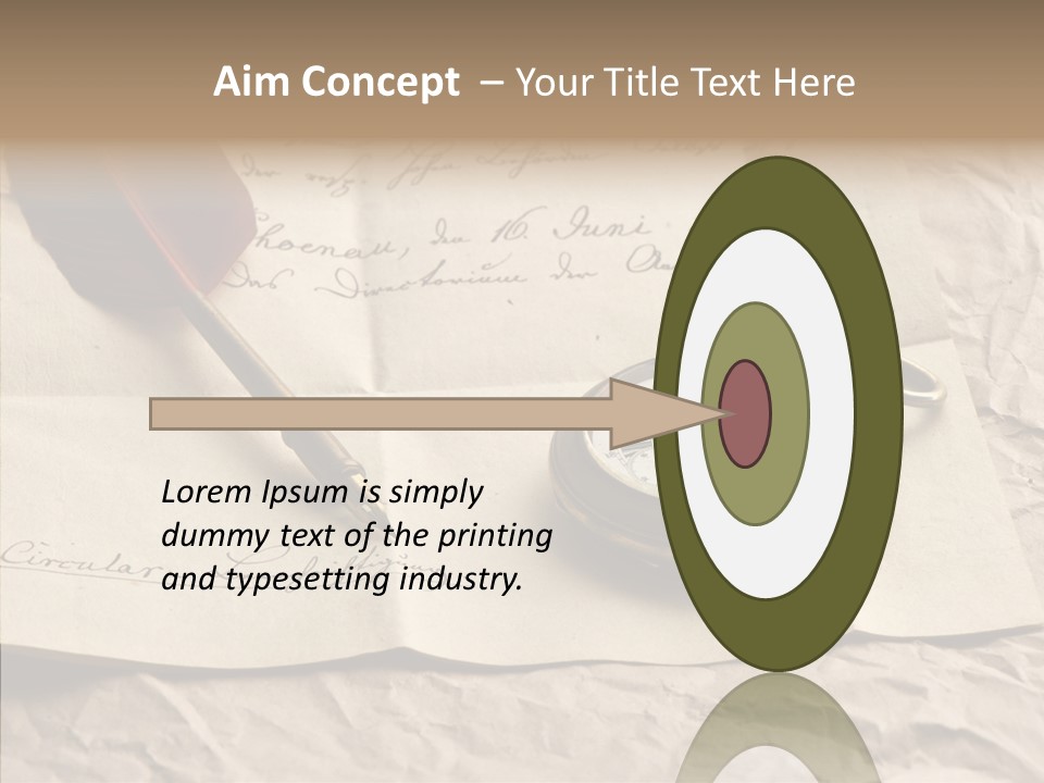 Pen Art Write PowerPoint Template