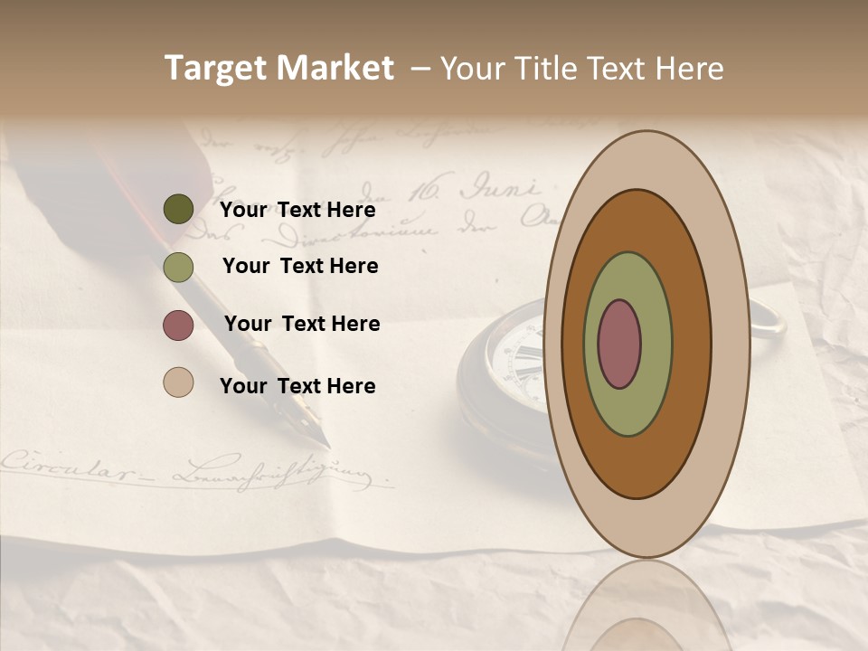 Pen Art Write PowerPoint Template