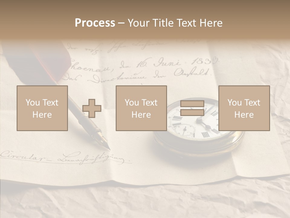 Pen Art Write PowerPoint Template