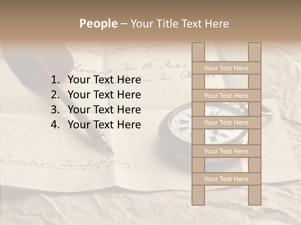 Pen Art Write PowerPoint Template