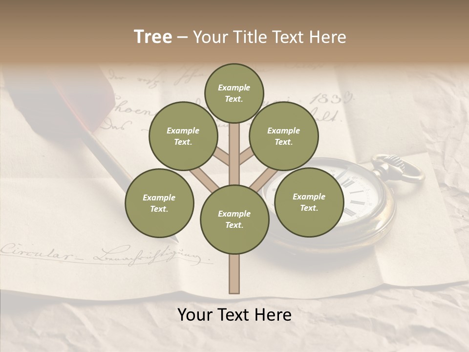 Pen Art Write PowerPoint Template