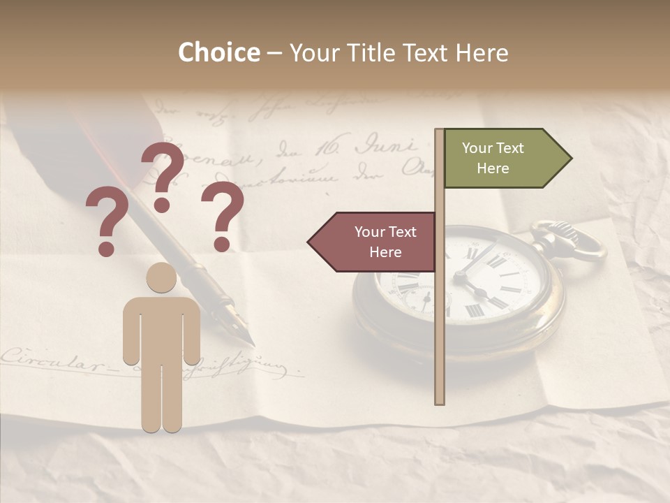 Pen Art Write PowerPoint Template