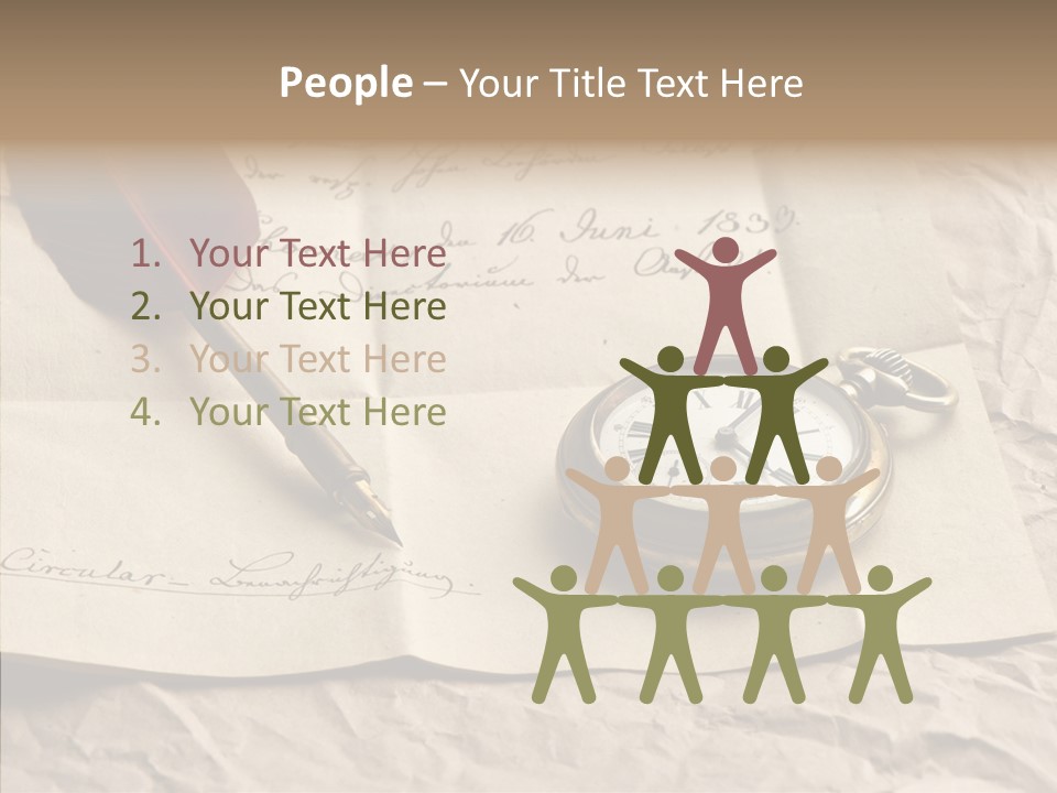 Pen Art Write PowerPoint Template