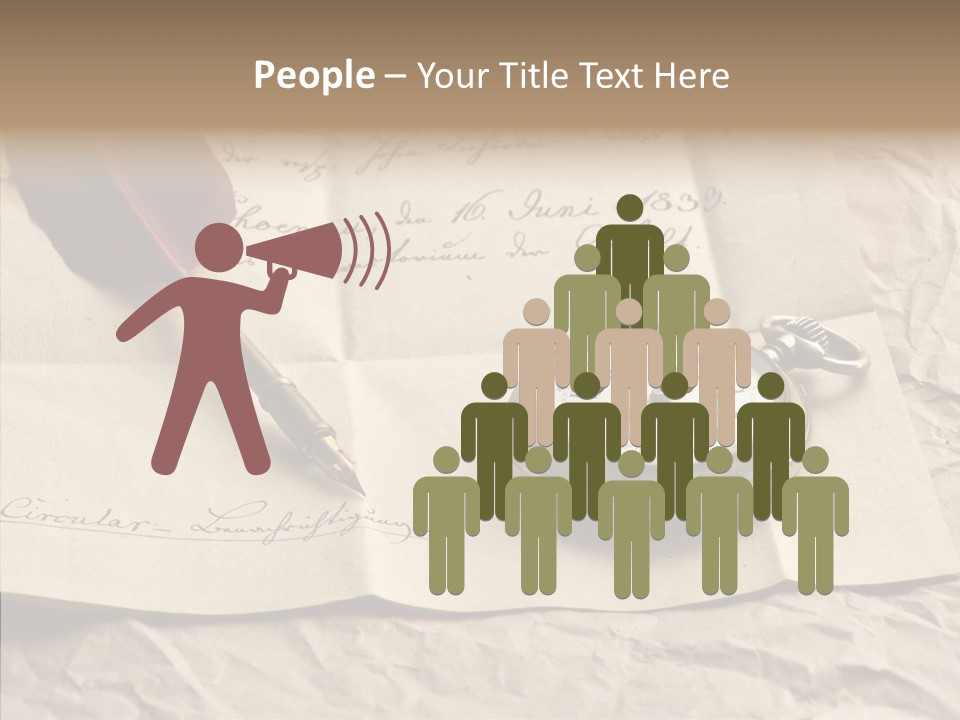 Pen Art Write PowerPoint Template