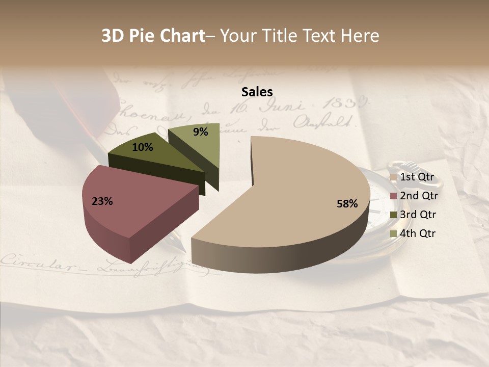 Pen Art Write PowerPoint Template