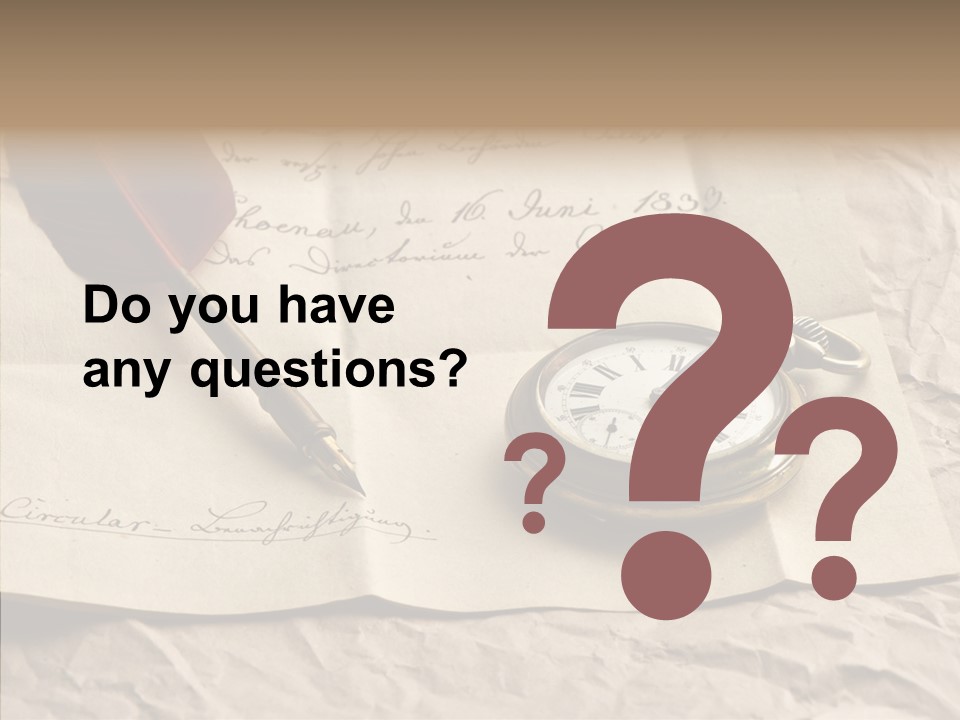 Pen Art Write PowerPoint Template