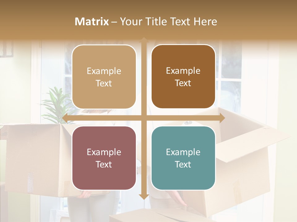 Two Room Background PowerPoint Template