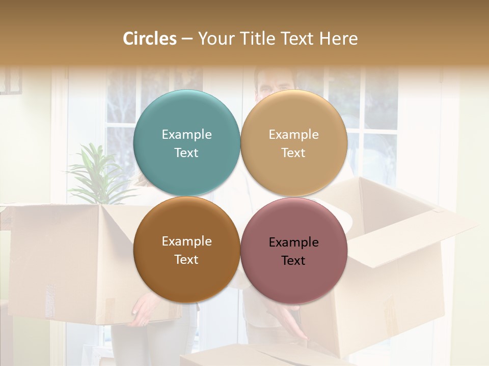 Two Room Background PowerPoint Template