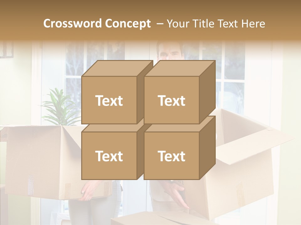 Two Room Background PowerPoint Template