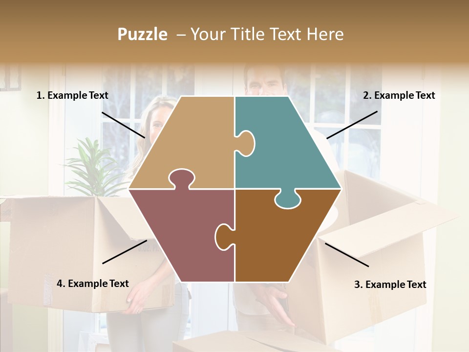 Two Room Background PowerPoint Template