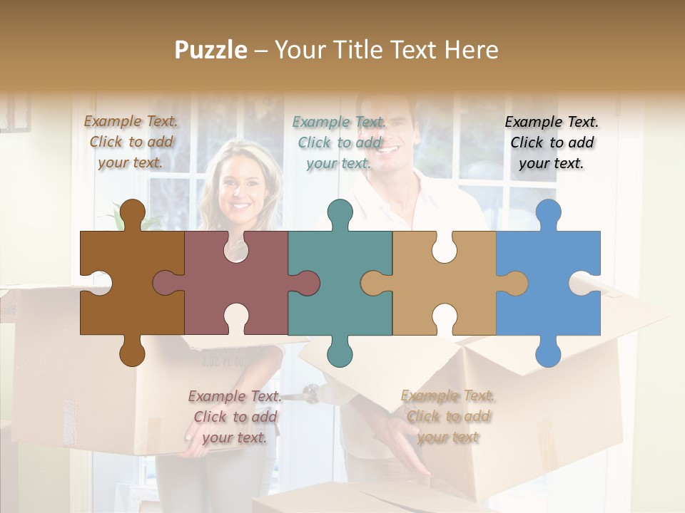 Two Room Background PowerPoint Template