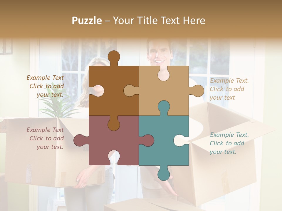 Two Room Background PowerPoint Template