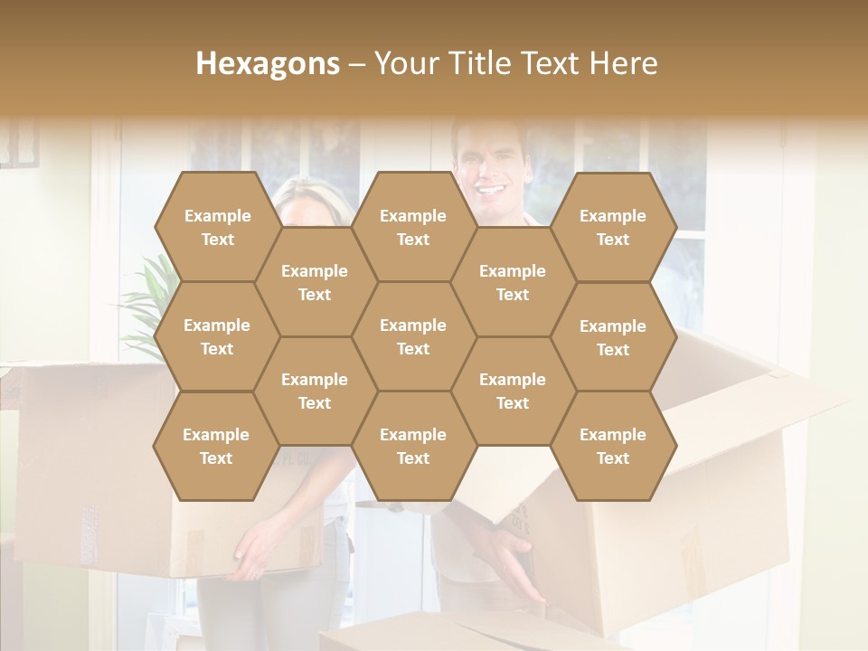 Two Room Background PowerPoint Template