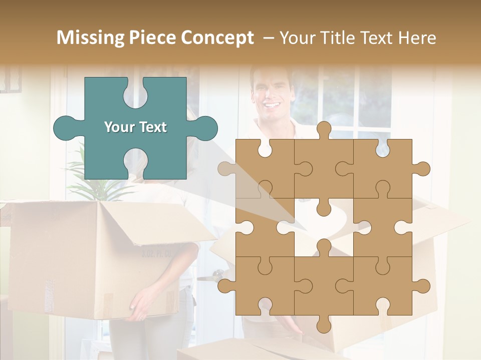 Two Room Background PowerPoint Template