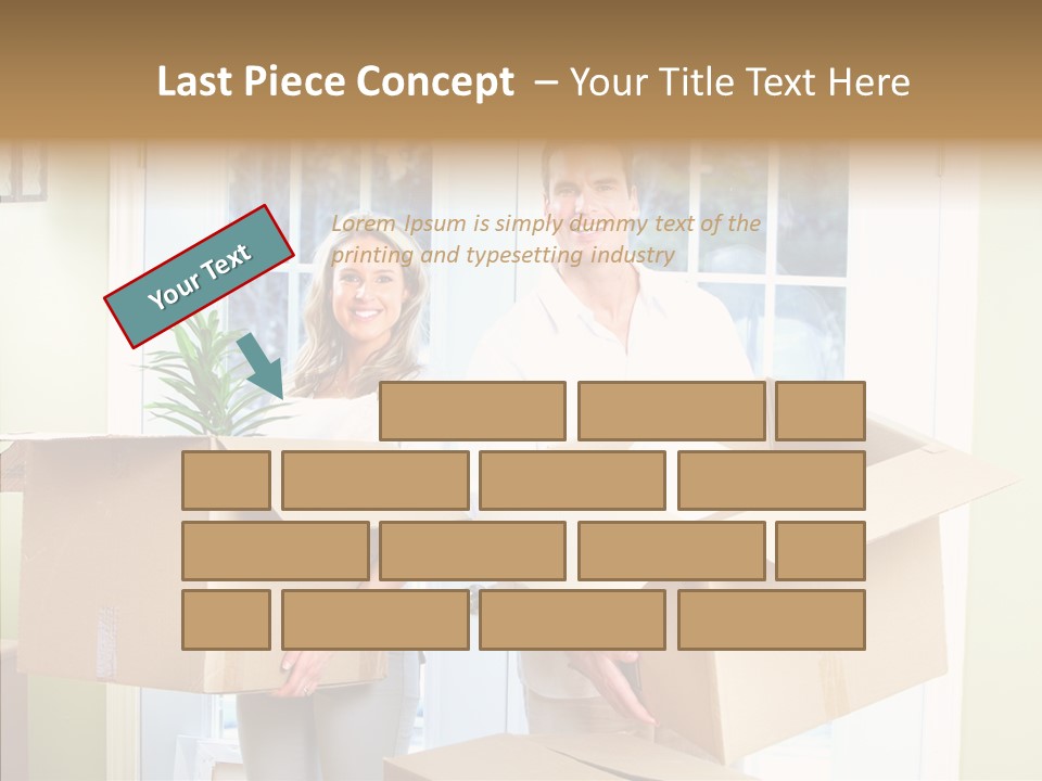 Two Room Background PowerPoint Template